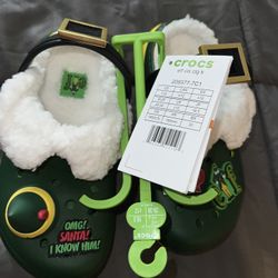 Elf Crocs  Size 12c Kids
