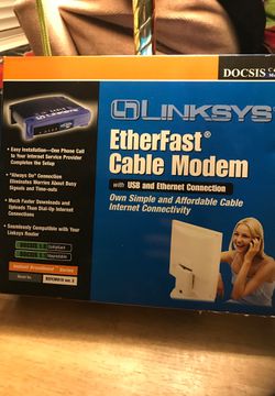 Linksys cable modem