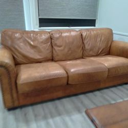 Leather sofas