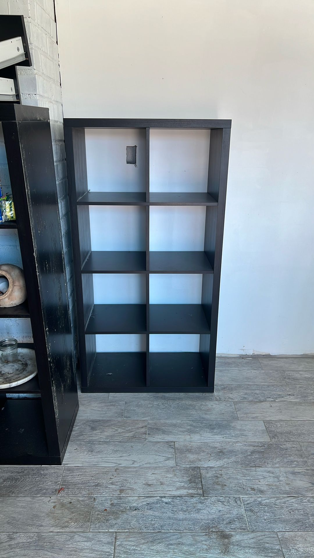 Ikea Shelves + Book Shelve