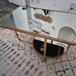 Gold Mirror Coffee Table