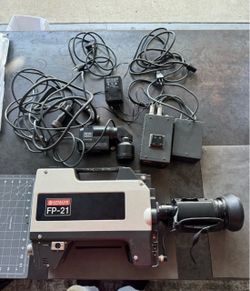 Hitachi fp-21 3 tube camera with cords