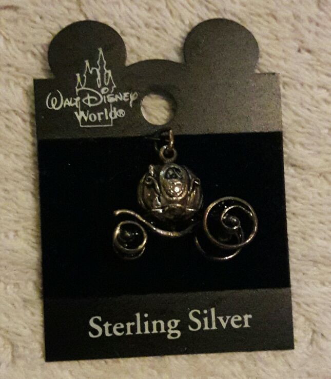 Disney Stirling Silver Cinderella Coach charm