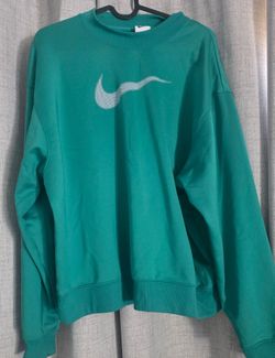 Nike Swoosh Crewneck Sweatshirt Teal