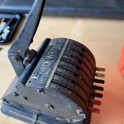 Vintage Hedman check writer