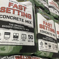 Concrete! 50lb Quick Set Bags And 80lb High Strength Bags