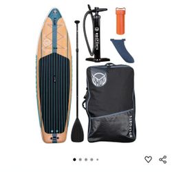 HO Sports Tarpon Inflatable Paddleboard iSUP - Versatile, Durable, Widebody and Stable Stand-Up Paddleboard - Adjustable Paddle, Hand Pump & Backpack 