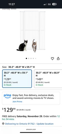 Pet/Child Extra Tall Security Gate!