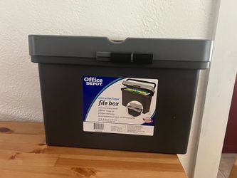 Portable Letter/Legal File Storage Box