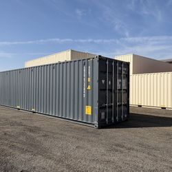 40 FOOT NEW 1-TRIP HC CONTAINER STD SHED,STORAGE,SHIPPING,CONEX 