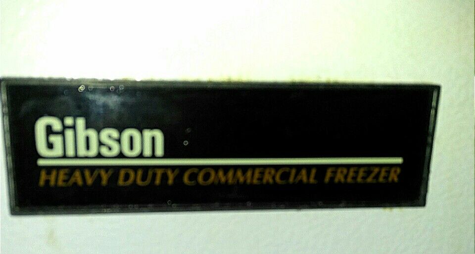 * Gibson * Heavy Duty * Upright * Commercial Freezer * Works good * for