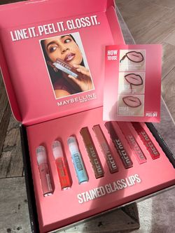Maybelline "Stained Glass Lips" PR box. Not sold in stores.