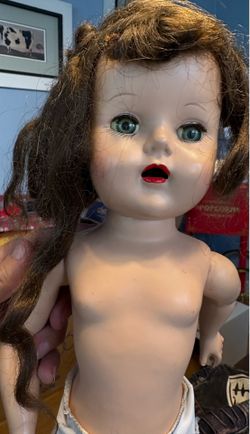 Vintage walking doll. See description