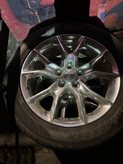 2 Jeep Polished Alloy Wheel with Tire