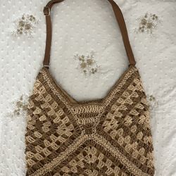 New Woven Straw Shoulder Bag