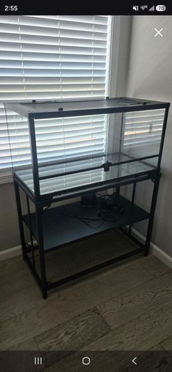 Reptile cage and stand