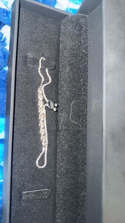 Silver Chain Bracelet with diamonds Kay jewelry