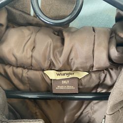 Wrangler 3xl Hooded Jacket Brand New $40..read description