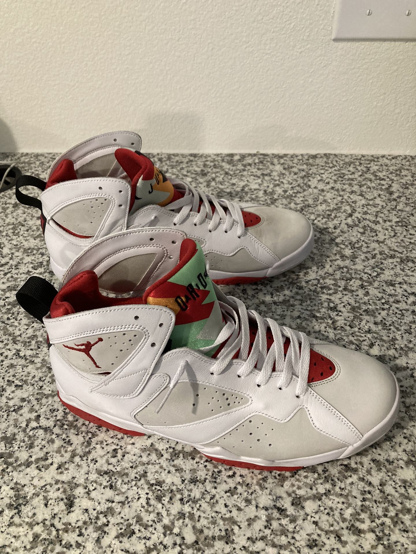 Nike Air Jordan 7 White Hare size 11 Excellent Condition Preowned