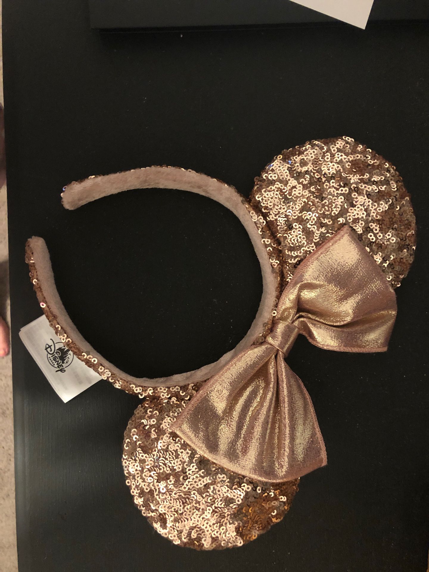 Disney rose gold Minnie Mouse ears