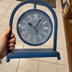 Vintage Styled Blue Clock