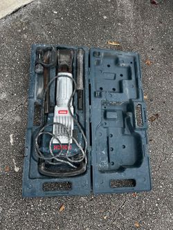 Bosch 11335K Jackhammer with Makinex Floor Tile Removal Trolley, Case & Attachments