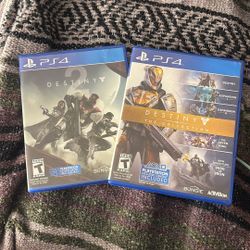 PS4 Games Destiny 2 And Destiny The Collection 