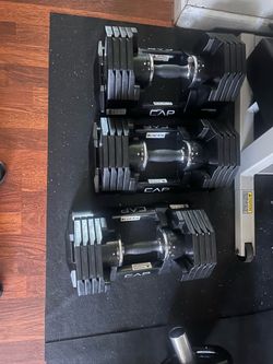 Cap dumbells