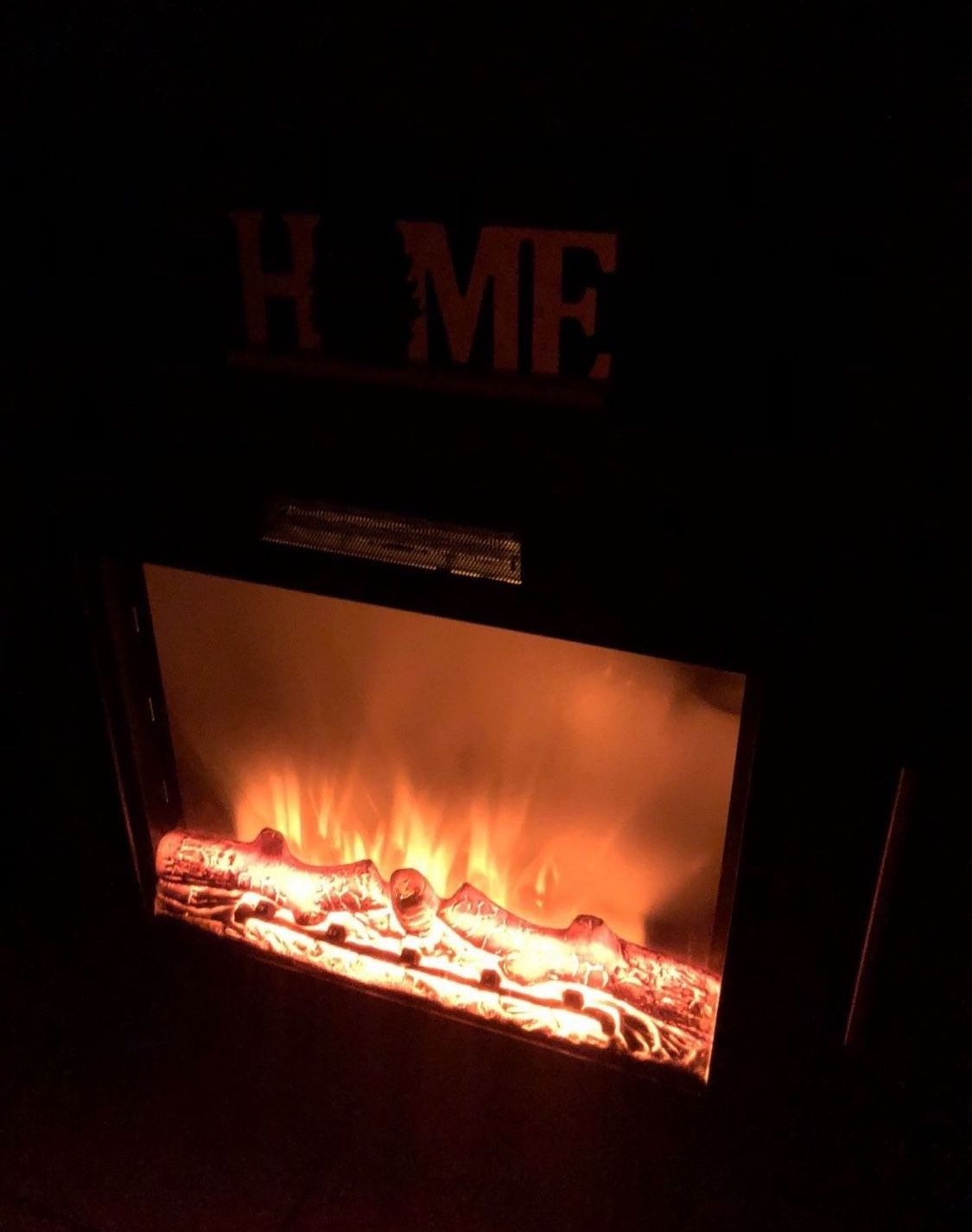 Nice Fireplace Console Bar Table (+Heater) 