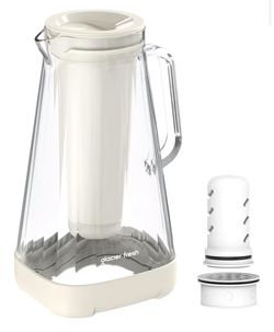Glass Water Pitcher With Filtration By Glacier Fresh - Like New!