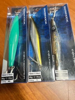 3  Shimano Swim Kick Fishing  Jigs, Barracuda,Yellowtail, Tuna, New