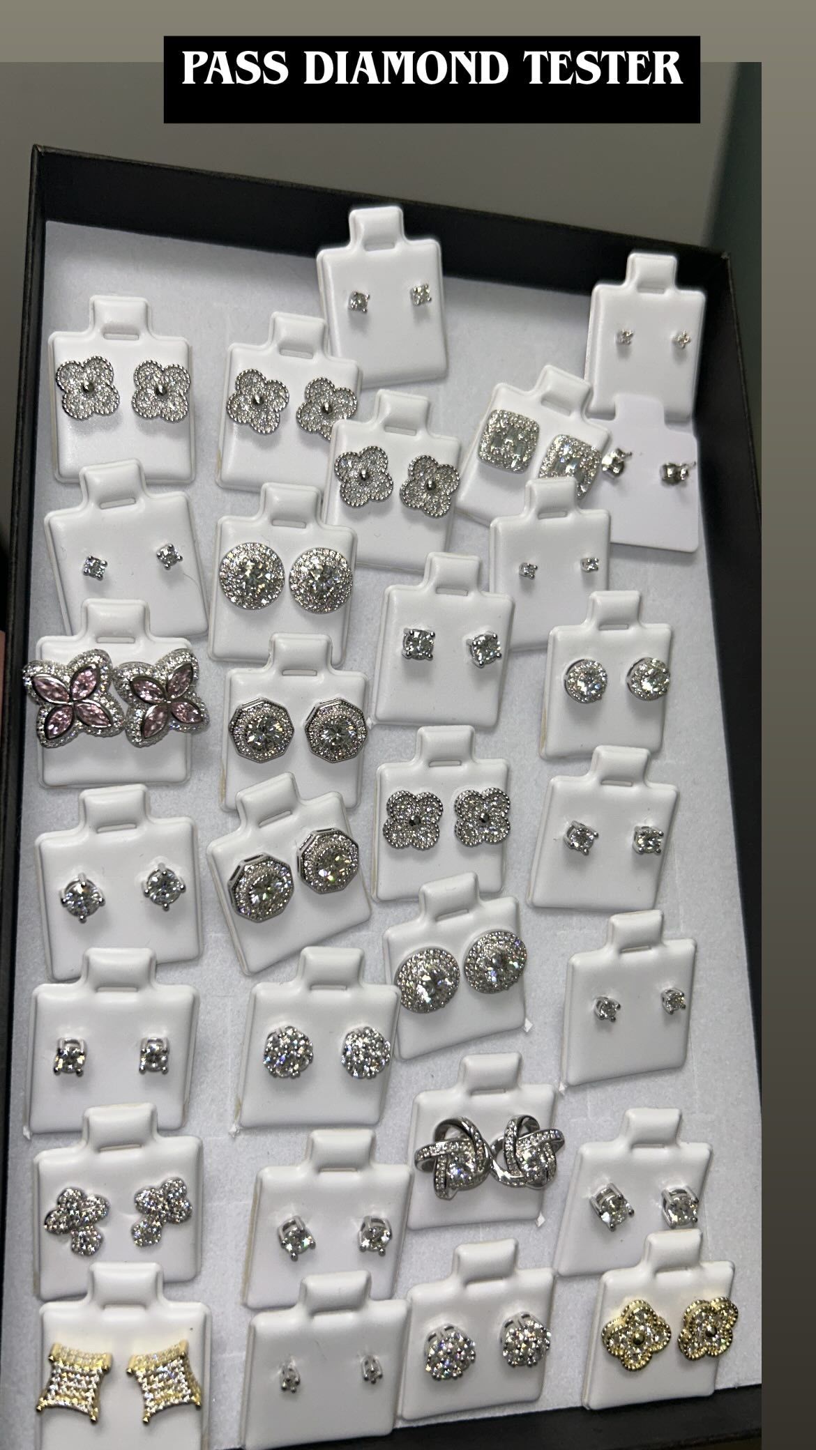 Moissanite Diamond Earrings 