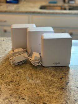 ASUS - ZenWiFI BE5000 Dual-Band Mesh Wi-Fi 7 System (3-Pack) - White