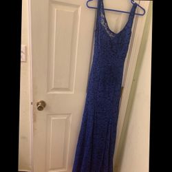 Blue Floral Dress