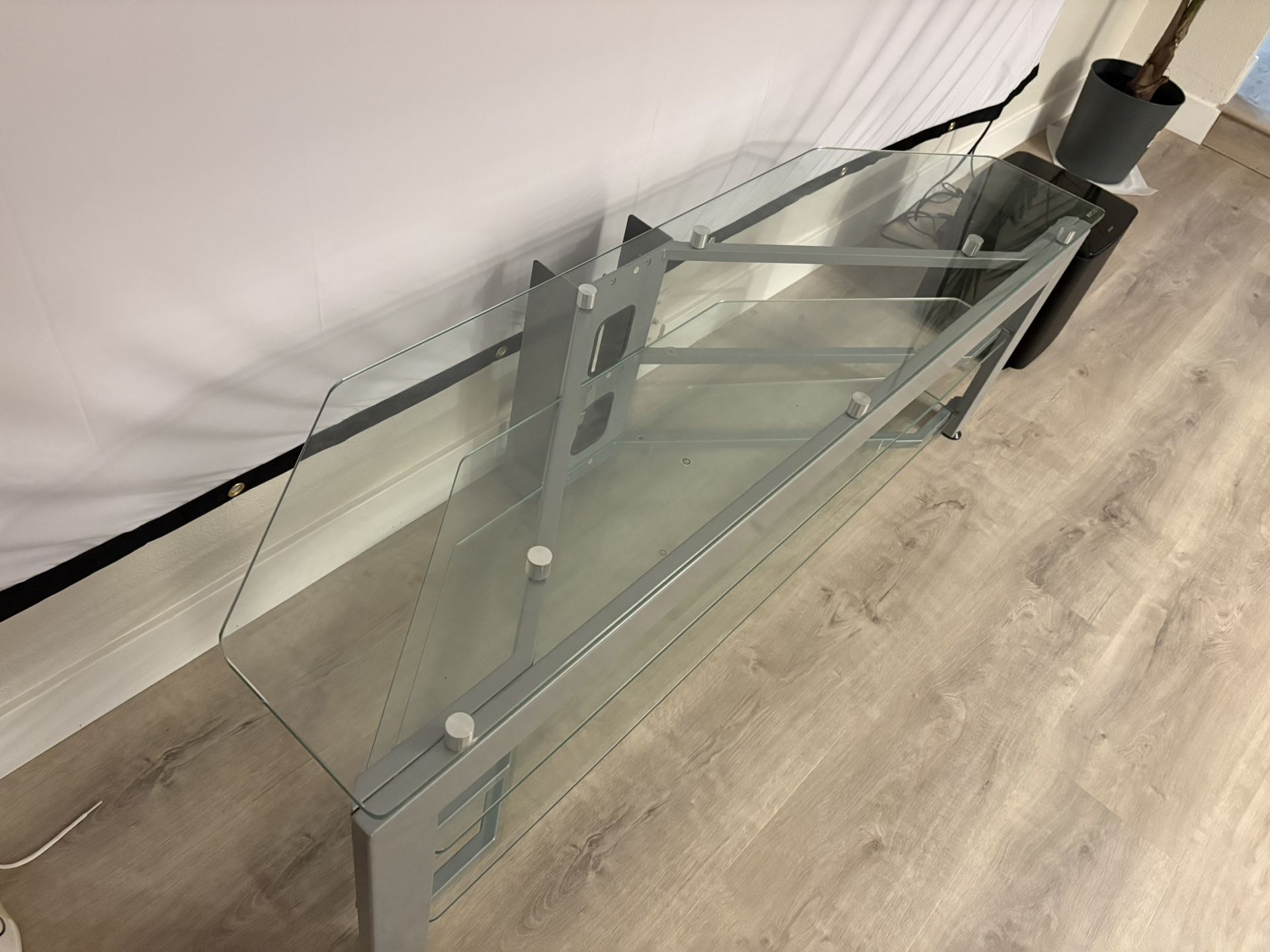 Glass TV Stand