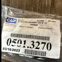 2011-2014 BMW X5 Parts- Trim Molding Left Side