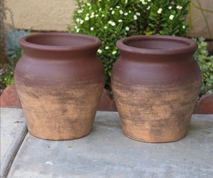 Clay pots