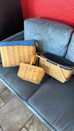 Longaberger Basket Collection, All 3 Together
