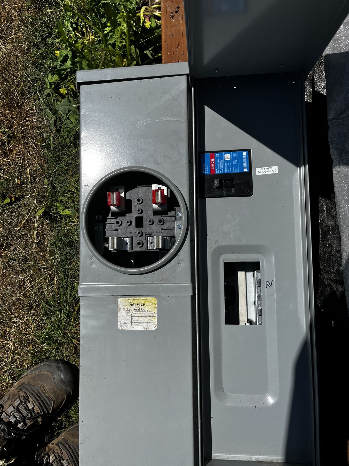 Temp Power Pole