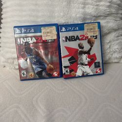 PS4 2k15&18 Video Games 