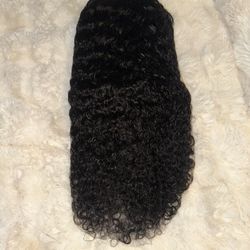 Curly Half Wig Human Hair 200 Density 3 In 1 Seamless Flip Over Glueless Wigs Human Hair with Drawstring Beginner Friendly Curly Wig 20 Inch Headband 