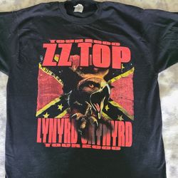 Zz Top/ Lynryd Skynyrd 2000 Vintage T-shirt