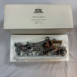 Dept 56 Royal Coach Horse & Carriage Heritage Village Figure 5578-6