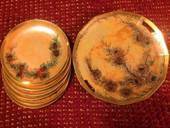 Antique dish set, make offer.