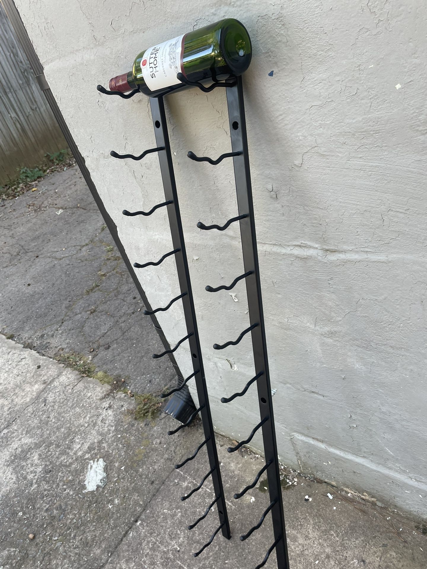 Wall-Mounted Wine Rack