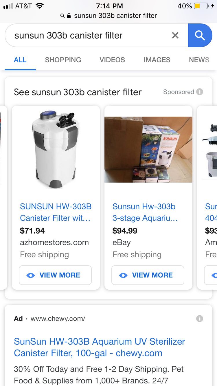 SunSun HW 303B canister filter