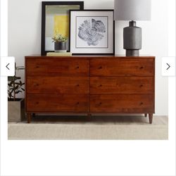 Wooden Vilas 6-drawer dresser from Strick & Bolton