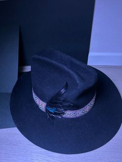 Vintage Black Dynafelt Western Hat