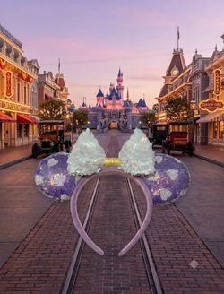 New - Minnie Mouse Headband Disney Ears