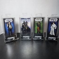 4 Star Wars FiGPiNs. New
